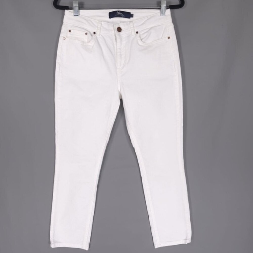 Boden Women’s THE SOHO SKINNY Jeans Mid Rise White T0120 Size US 6P